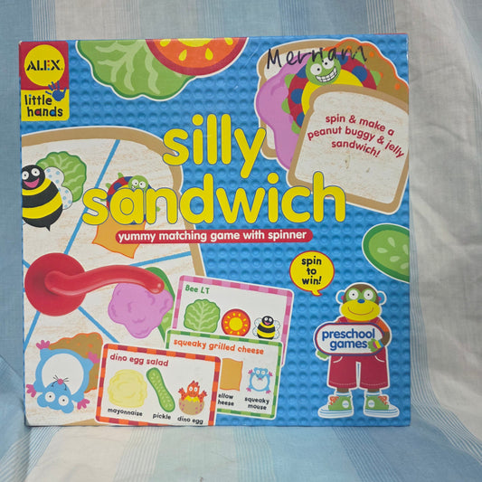 ALEX Little Hands Silly Sandwich preschool game practice matching skills by creating silly sandwich combinations. Games