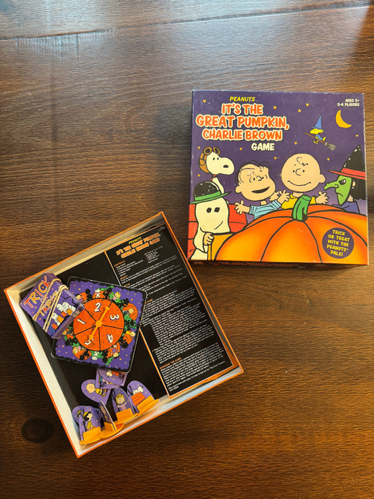 Charlie Brown Great pumpkin board game Games