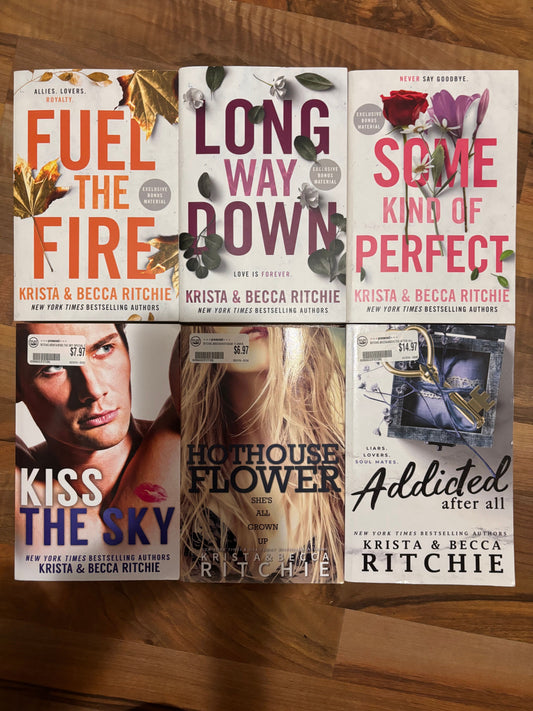 Krista and Becca Ritchie Books Set of 6 part of series Book-Adults