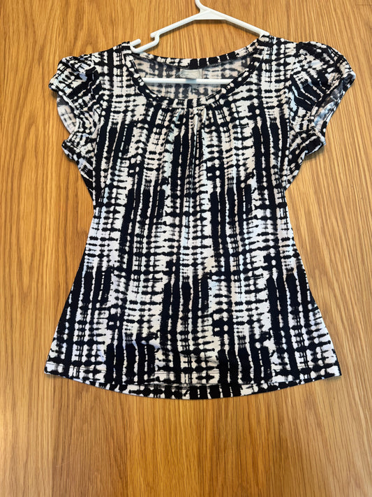 Black & white tie dye top Black & white tie dye top Women's - S