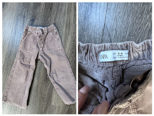 Zara Zara Girls Corduroy Pants 2-3y EUC 3T