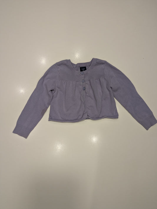 Baby Gap Baby Gap Girls 2T Lavendar Cardigan 2T