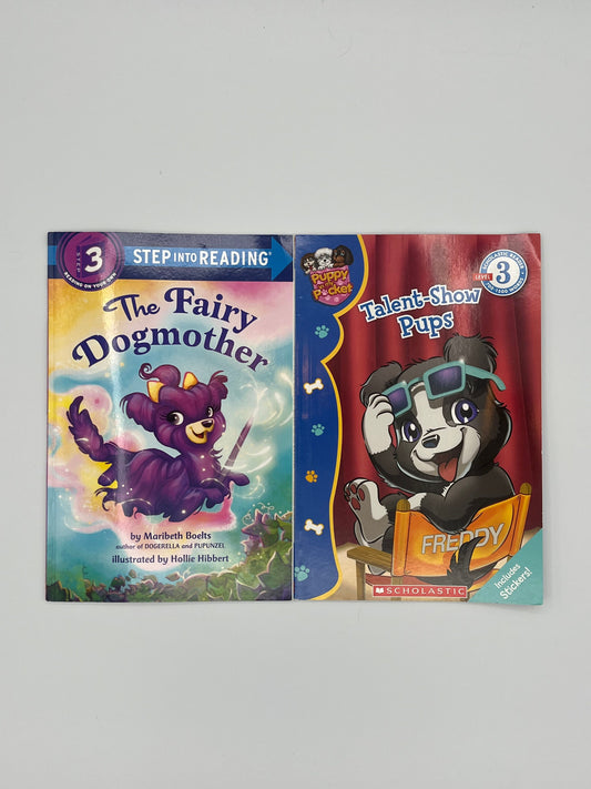 Step3/Level 3 2pk Step 3 & Level 3 Dog Books Early Reader