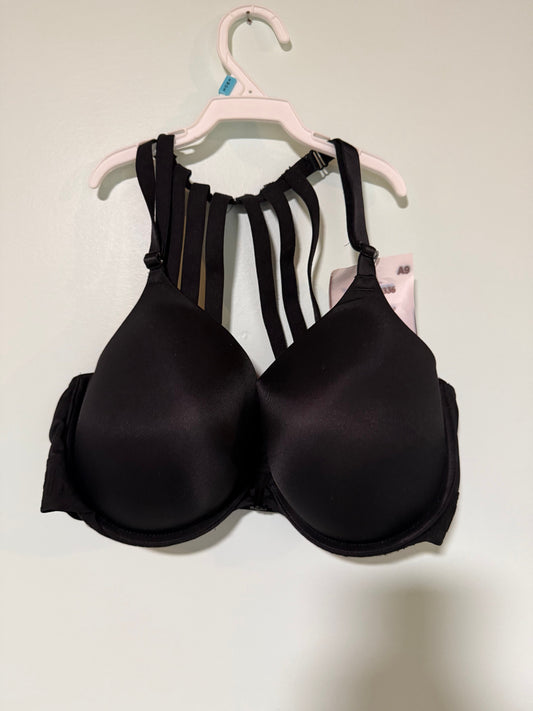 PINK Bra Black bra tie in front 36D Bra