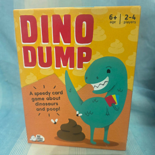 Dino Dump card game Big Potato Games goal is to be the first player to get rid of all your cards Games