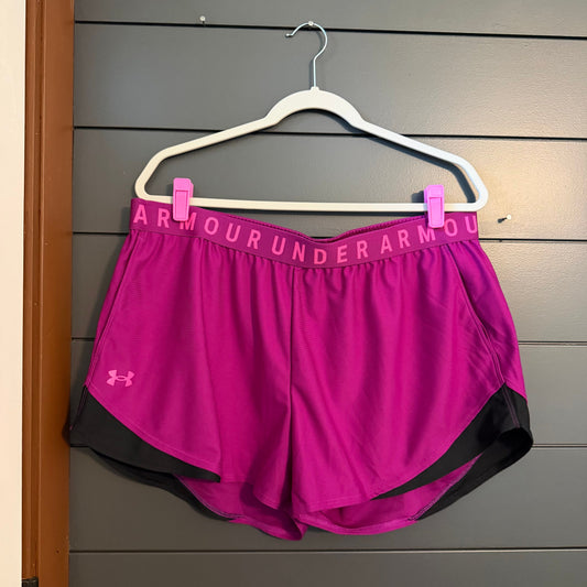 Under Armour Purple and pink shorts Women's - XXL