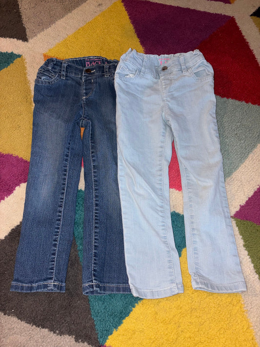 Childrens Place 2 Pack 4T Jeans 4T/4