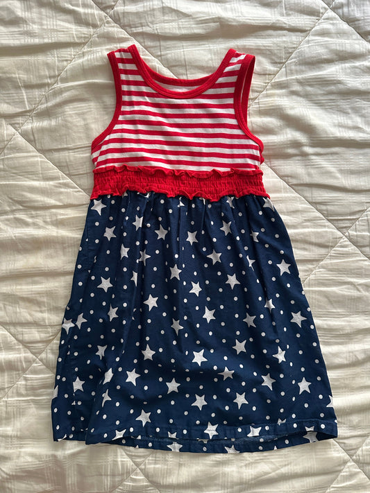 Healthtex Healthtex American Flag 4th of July Sundress 4T 4T/4