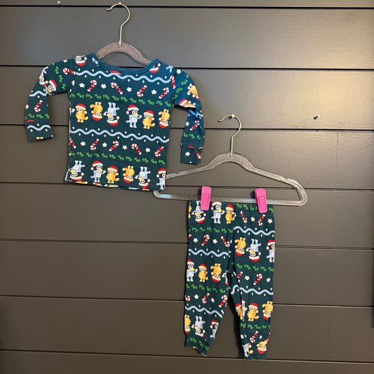 Bluey Christmas Pajamas 18 Months