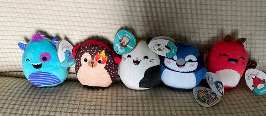 Squishmallows Five 3 inch McDonalds Squishmallows, like new, with tags Plush Toys