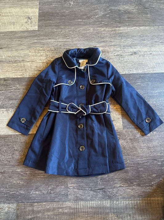 Max Studio Blue trenchcoat 2T