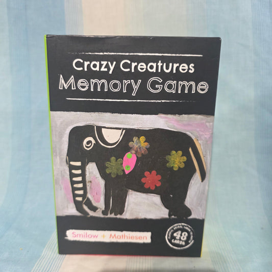 Crazy Creatures Memory Game by Smilow + Mathiesen 48 cards featuring reprints of original collaged works Games