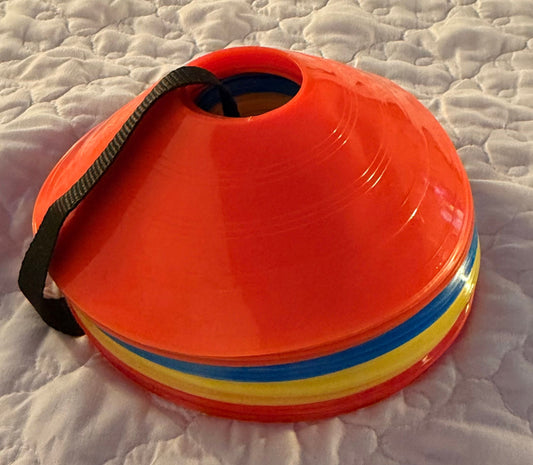 Unknown 25 multicolor soccer training cones Soccer
