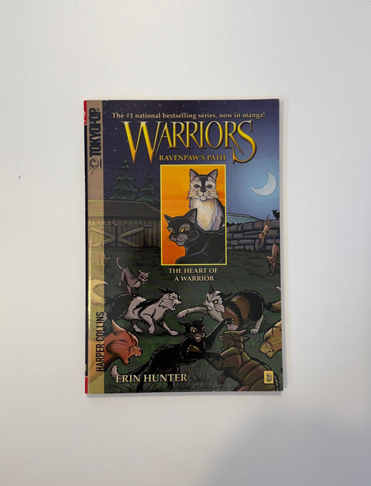 Warriors Manga Paperback Ravenpaw's Path, The Heart of the Warrior by Erin Hunter Graphic Novel