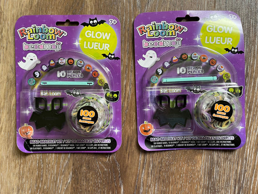 Rainbow Loom - 2 sets Halloween bead bracelet kit