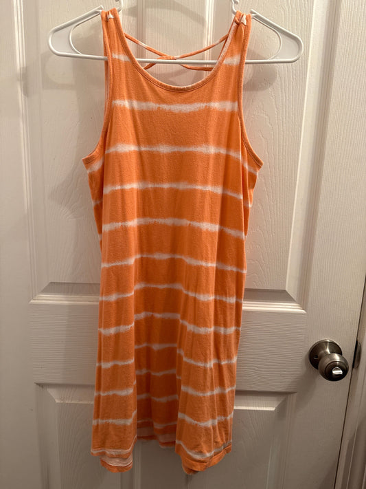 Old Navy Coral sundress/bathing suit cover-up 14