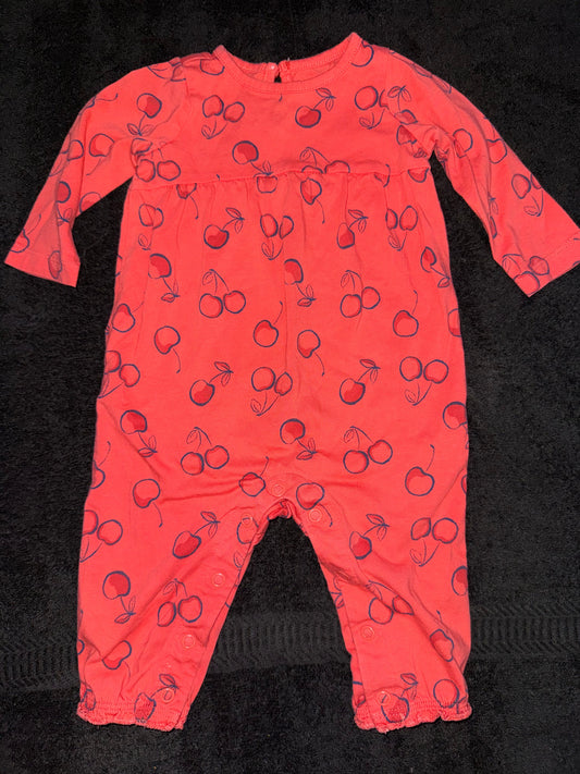 Carters red cherry one piece 6 months Carters red cherry one piece 6 months 6 Months