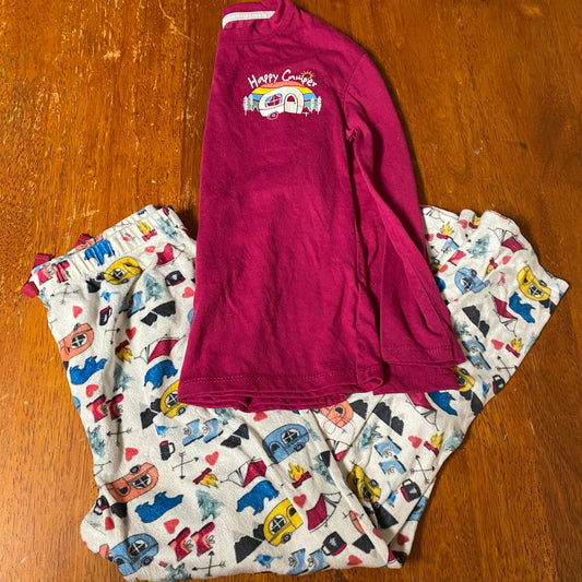 Wonder Nation Camping happy camper pajamas pj set 8