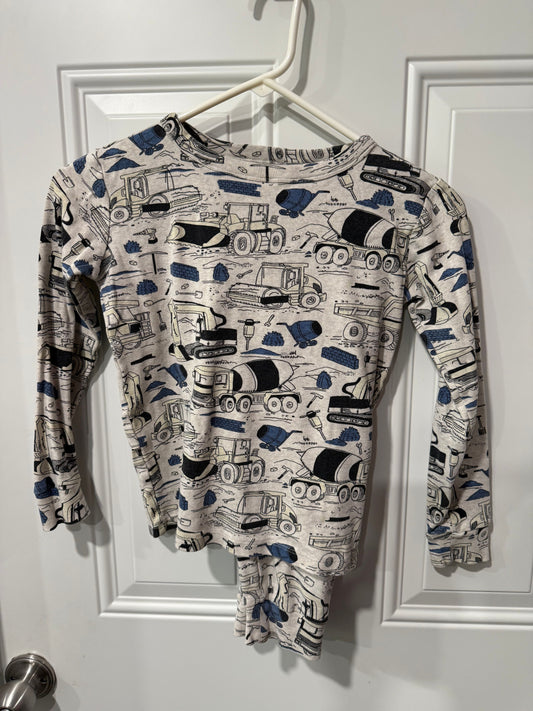 Gymboree boys 10 pajamas long sleeve Construction 10