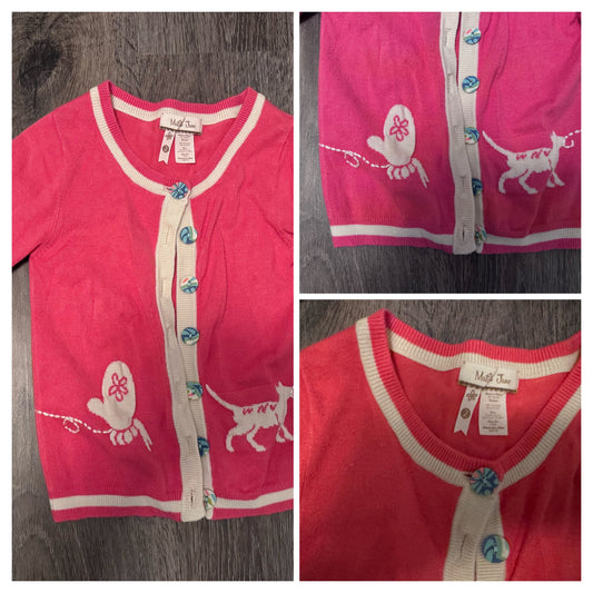 Matilda Jane Matilda Jane Girls Cardigan Sweater size 2 EUC 2T