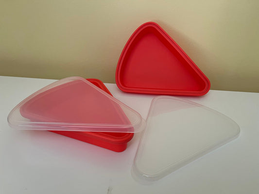 Kevjes brand 2 silicone pizza slice containers fits slices 6in x 8in Kitchen