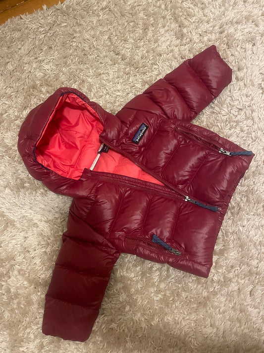 Patagonia Puffer Jacket EUC Patagonia Puffer Jacket Maroon/Red size 3-6 months 3 Months
