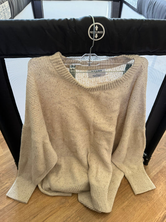 Old navy White/cream sweater Women's - XXL