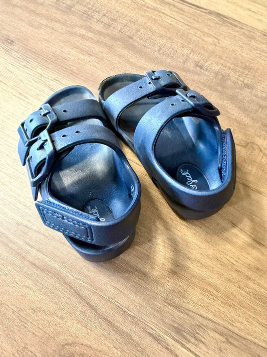 Cat & Jack Navy Blue Sandals Velcro closure 5 (Toddler)