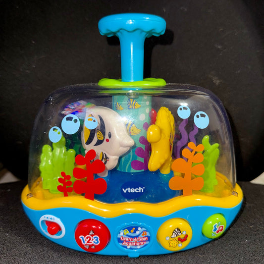 VTech learn and spin aquarium toy VTech learn and spin aquarium toy Infant