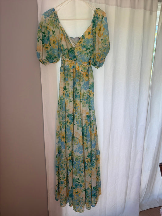 Baltic Born Size Small Floral Maxi Dress, Worn Once Women's - S