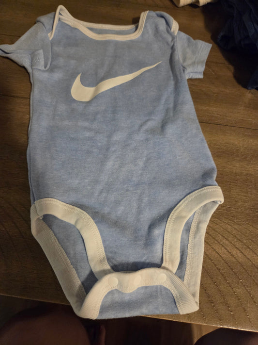 Nikey Nikey blue onesie 0-6 3 Months