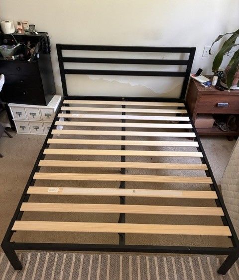 Amazon - Queen metal bed frame hardware and hex wrench included Queen