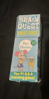 brain quest Smart Cards for Threes Games