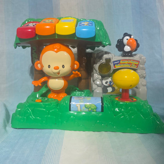 VTech Learn and Dance Interactive Zoo musical toy Dancing monkey, songs, and piano keys Infant