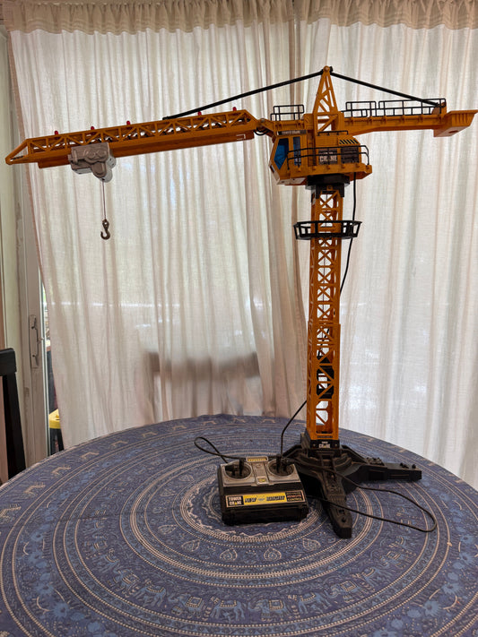 Tower crane remote control Large crane play Toy Vehicles
