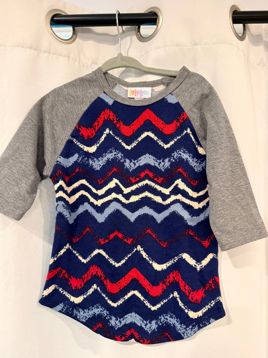 Lularoe Long sleeve pattern shirt 2T