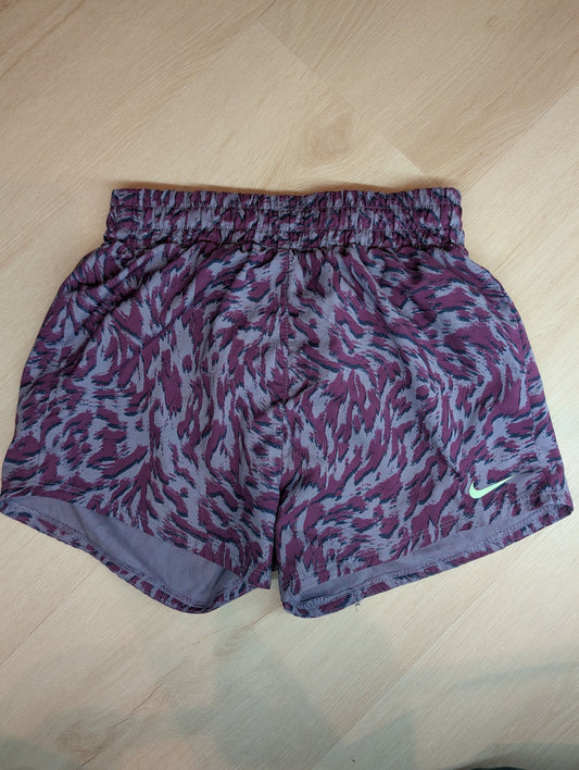 Nike Dri-Fit Woven High-Waisted Shorts, S Purple sport shorts, inside pocket and drawstring 5T/5