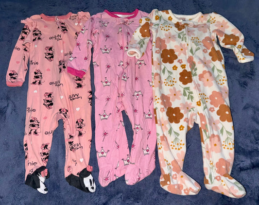 6-9 month 3 pack footie pajamas 6-9 month 3 pack footie pajamas 6 Months