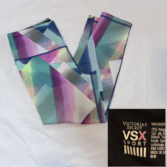 Victorias Secret athletic geometric pattern workout leggings Women's - M
