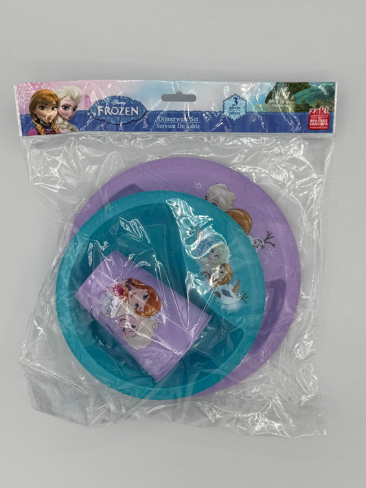 Zak - Disney Frozen 3pc Cup & Plate Set Kitchen