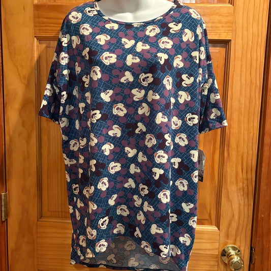 LuLaRoe NWT Irma size S small Mickey Mouse Disney top tunic Women's - S