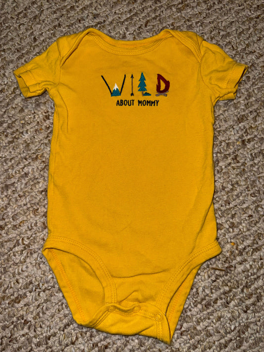 Carters 3-6 month yellow onesie Carters 3-6 month yellow onesie 3 Months