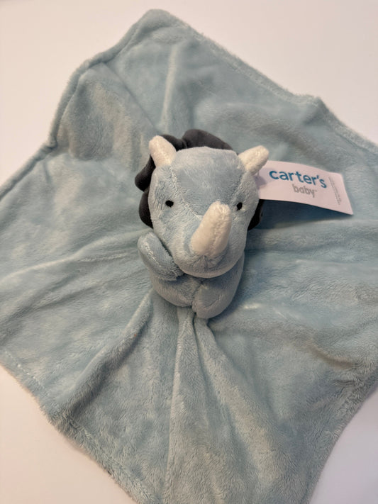 Carter's NEW Triceratops Blue Lovey for Baby Infant
