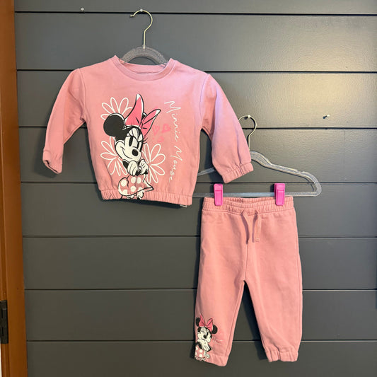 Primark Disney Minnie Mouse sweatsuit 9 Months