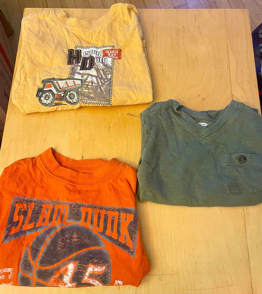 Childrens Place, Old Navy, Faded Glory Three long sleeve shirts 4T/4