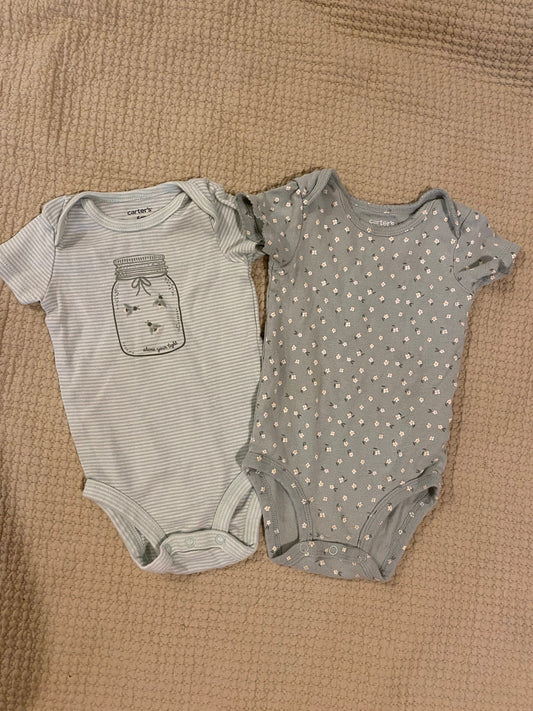 Carters Cotton onesie set 6 Months