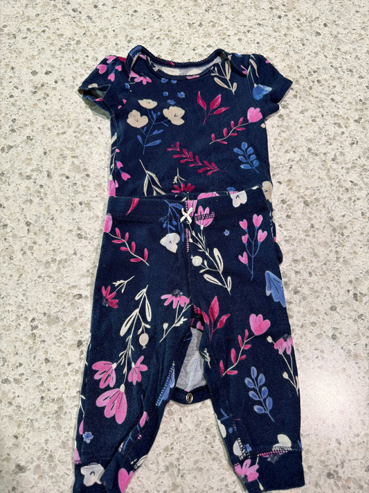Carters Onesie and pant set 6 Months