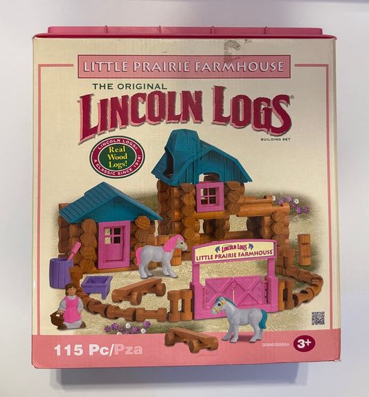 Lincoln Logs Little Prairie Farmhouse Set Building