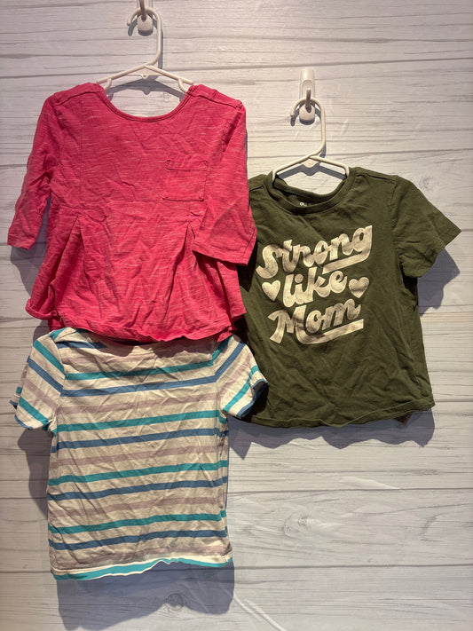 Old Navy Girls Old Navy tshirts & pink long sleeve - 4T 4T/4