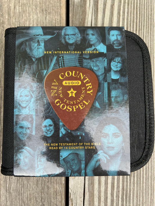 The New Testament Bible Read by Country Stars New 17 Audio CD's